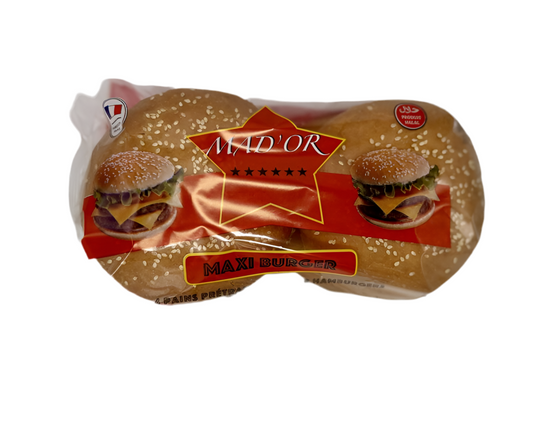 MADOR - 4 PAINS BURGER PRÉTRANCHÉS - 330g
