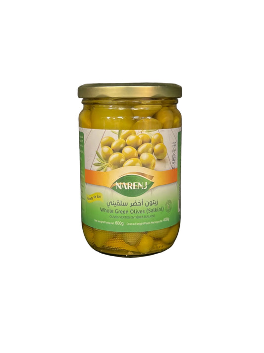 NARENJ - OLIVES VERTES SALKINI - 600g