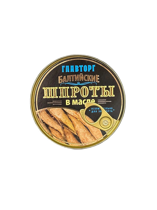 GLAVTORG - SPRATS À L'HUILE - 240g