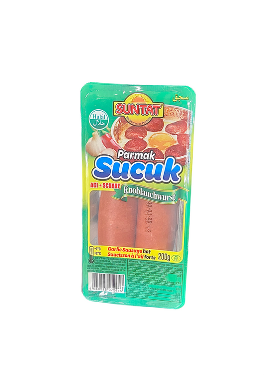 SUNTAT - SAUCISSON DE BOEUF À L'AIL - 200g