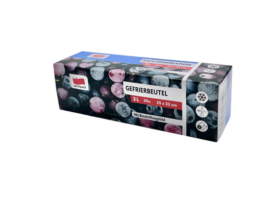 QUICKPACK - SACS CONGEL - 3L x30