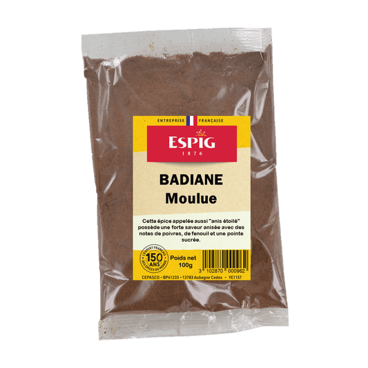 ESPIG - BADIANE MOULUE (ANIS ETOILE) - 100g