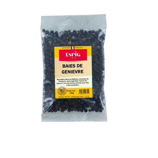 ESPIG - BAIES DE GENIEVRE ENTIERES - 100g