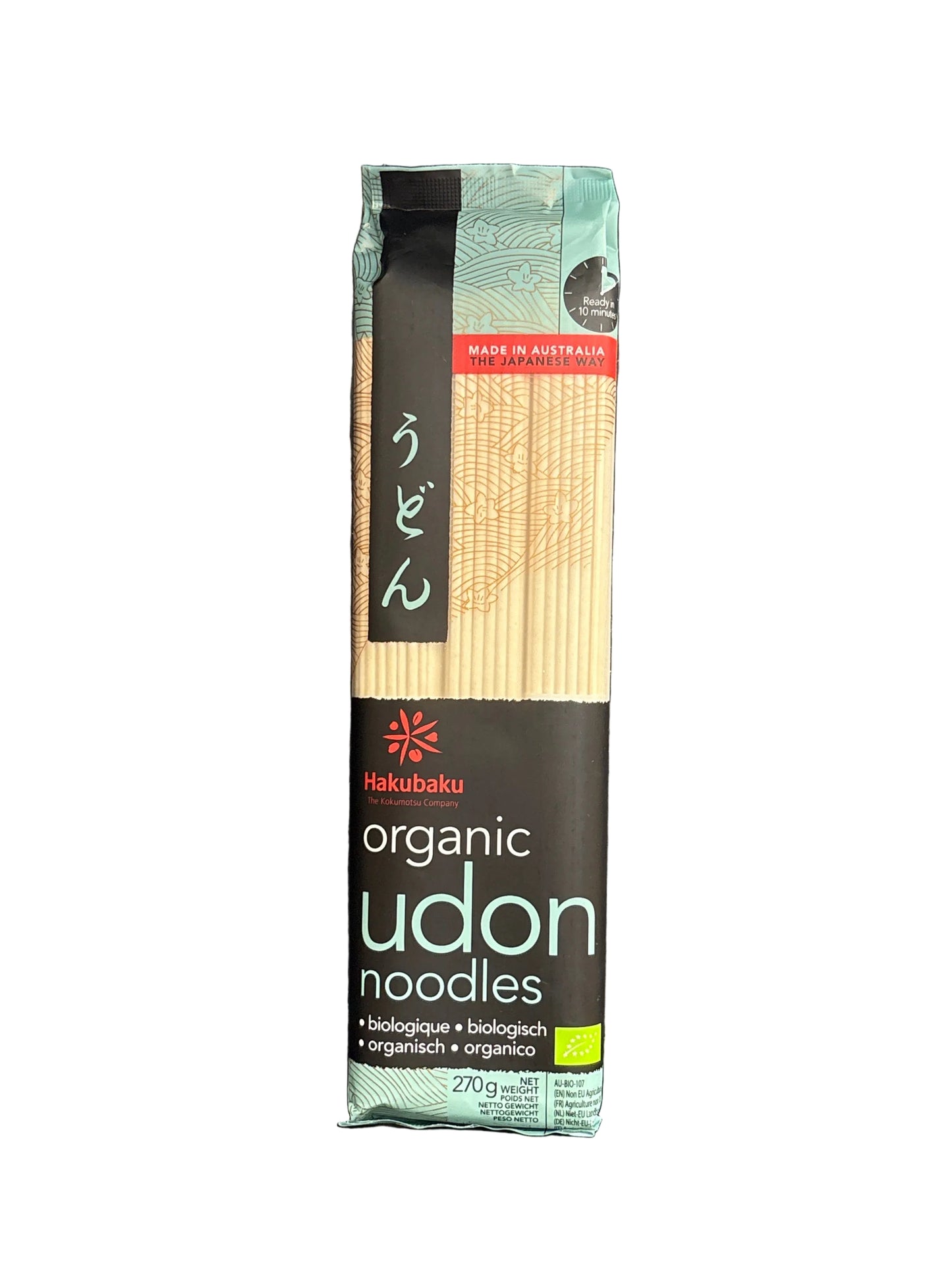 HAKUBAKU -  PÂTES UDON SÉCHÉES  BIO - 270g
