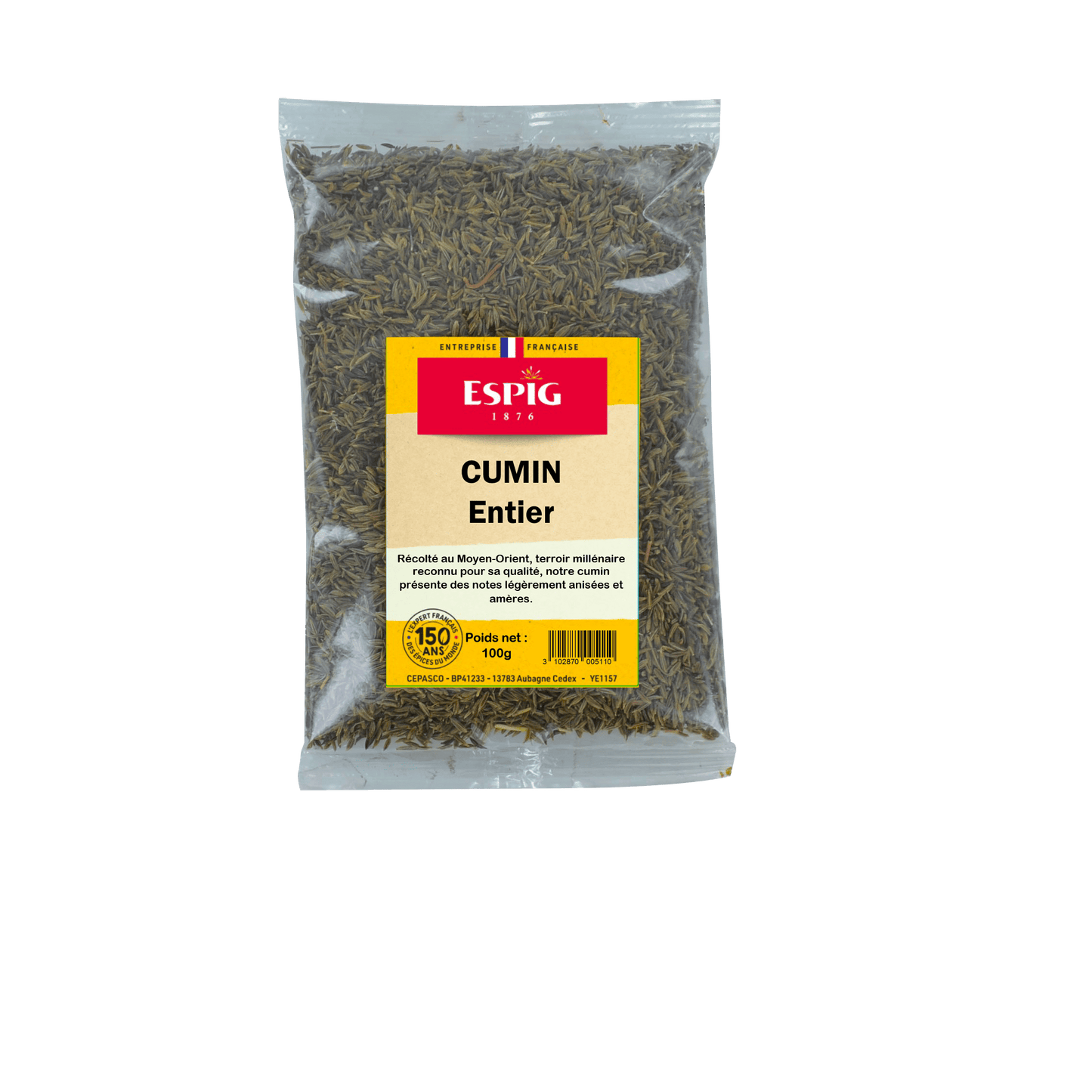 ESPIG - CUMIN ENTIER - 100g