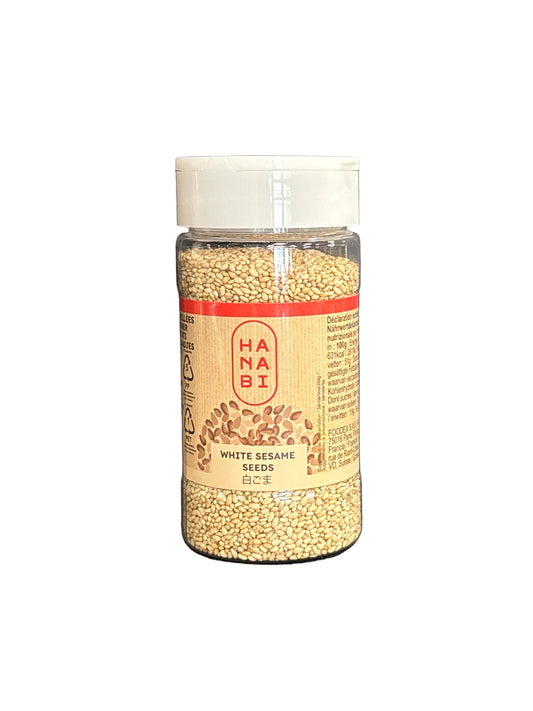 HANABI - GRAINES DE SÉSAMES BLANCS GRILLÉES - 100g