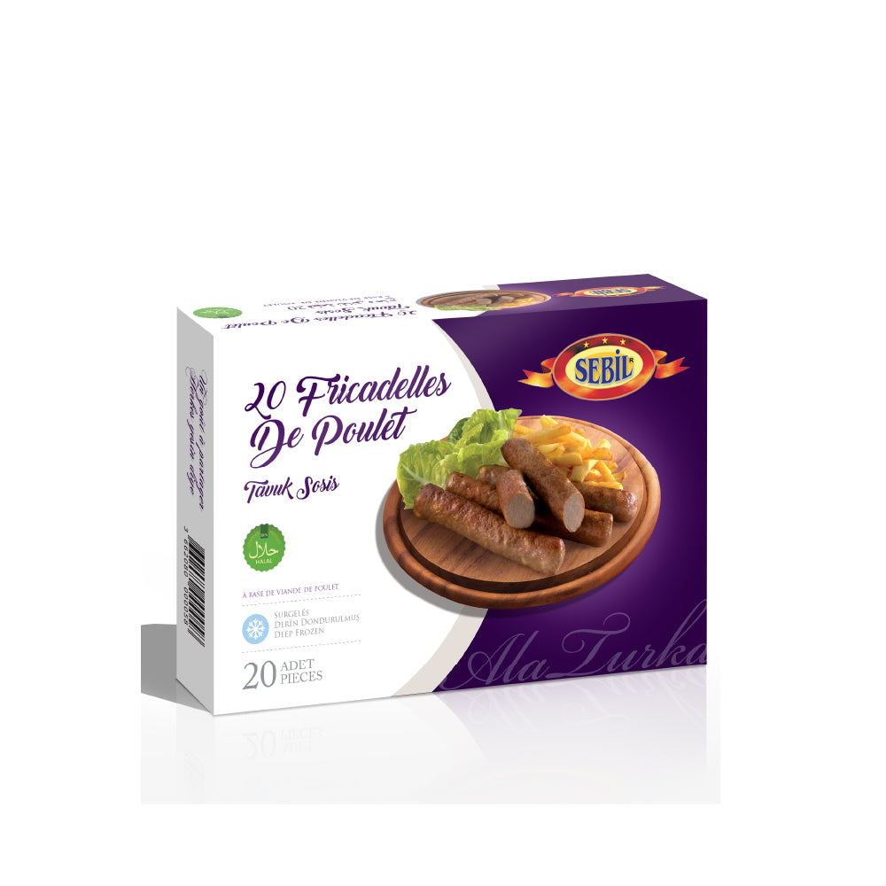 SEBIL - SAUCISSES POULET - 20x65g