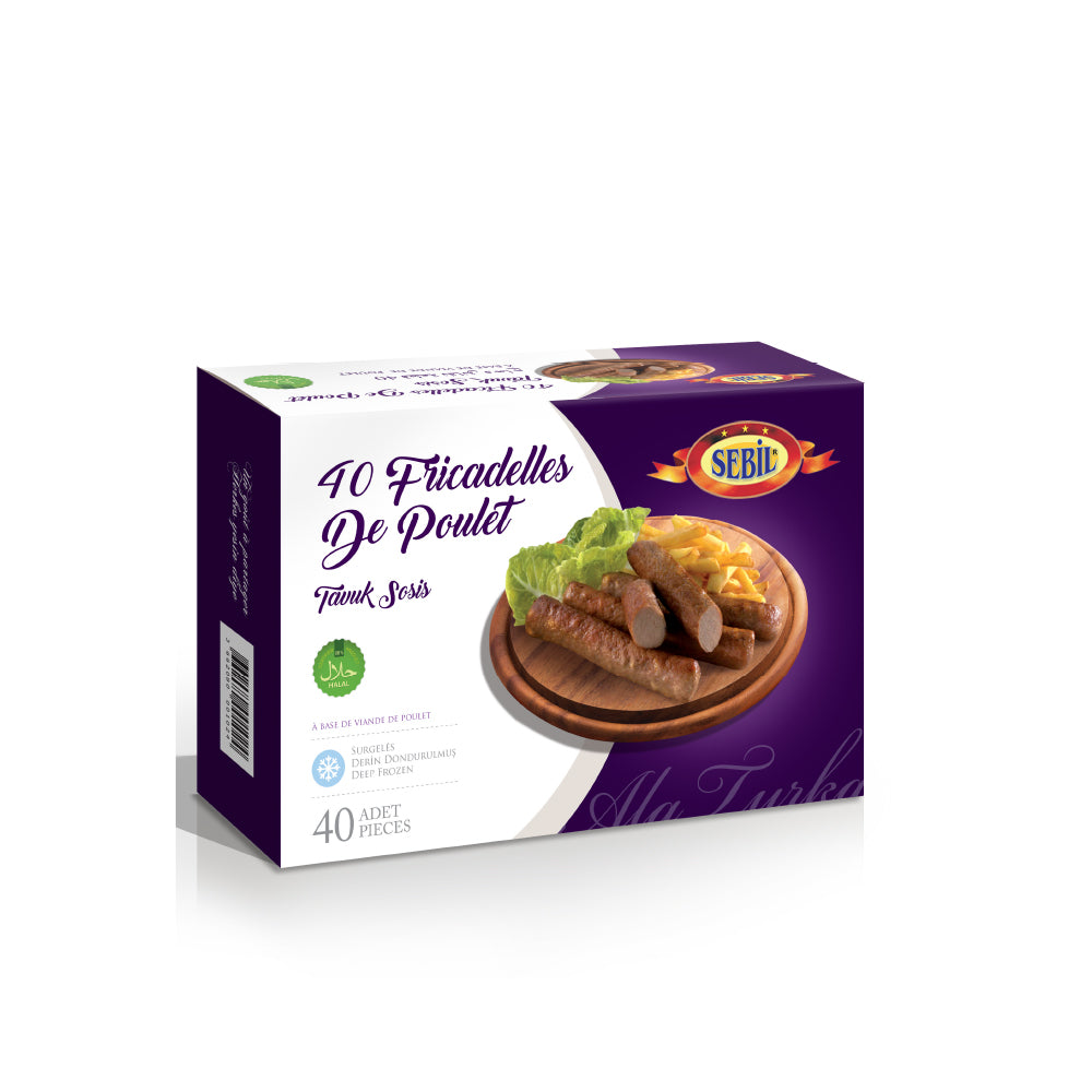 SEBIL - SAUCISSES POULET - 40x65g
