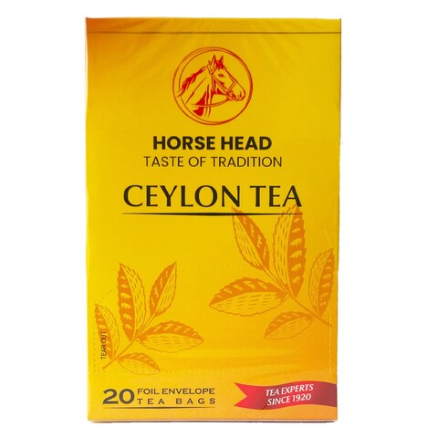 HORSE HEAD - CEYLON BLACK TEA - 20x2g
