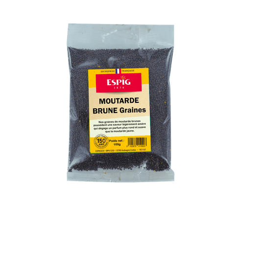 ESPIG - MOUTARDE BRUNE ENTIERE - 100g