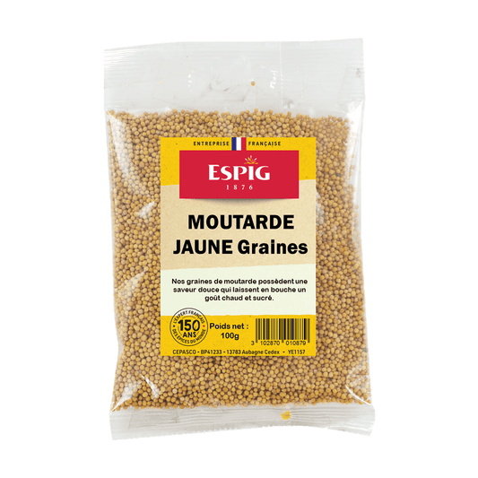 ESPIG - MOUTARDE JAUNE ENTIERE - 100g
