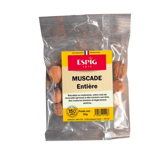 ESPIG - NOIX DE MUSCADE MOYENNES - 50g