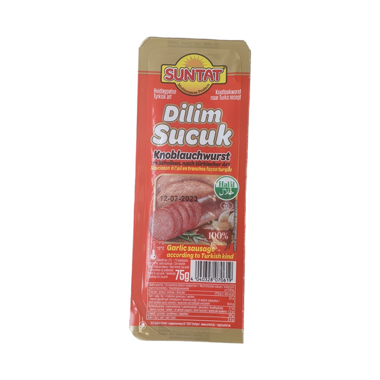 SUNTAT - SAUCISSON PIQUANT TRANCHES - 75g
