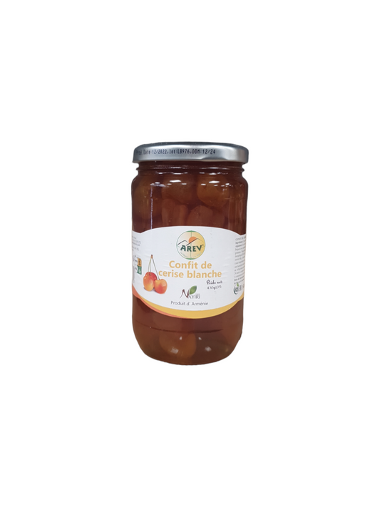 AREV - CONFIT DE CERISE BLANCHE - 430g