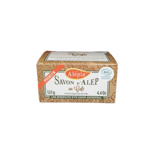 ALEPIA - SAVON PREMIUM CAFÉ BIO - 125g