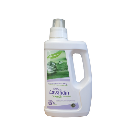 ALEPIA - LESSIVE GEL SAVON D'ALEP LAVANDIN - 1L