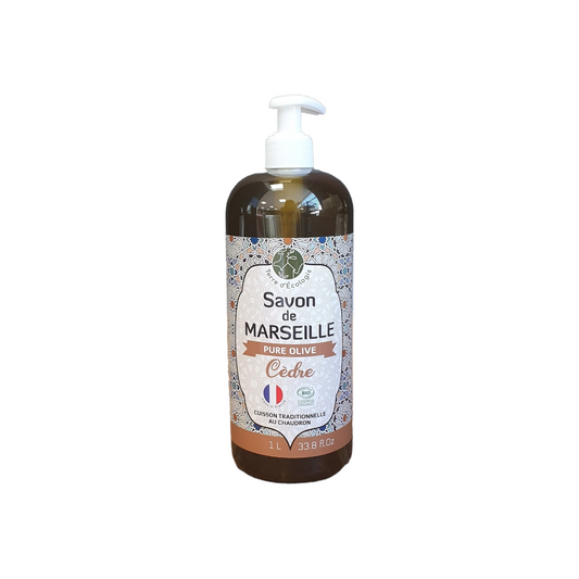 ALEPIA - SAVON DE MARSEILLE CÈDRE BIO - 1L