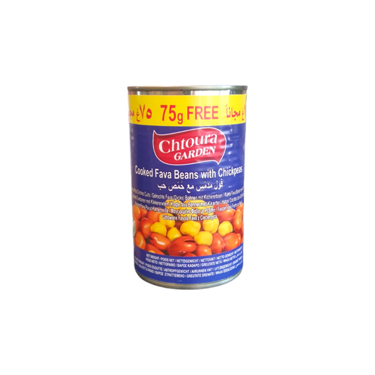 CHTOURA GARDEN - POIS CHICHES FÈVES CUITS - 475g