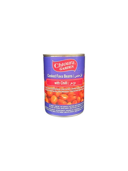 CHTOURA GARDEN - CHILI FAVA BEANS  - 475g