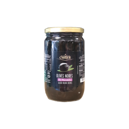 CARTIER - OLIVES NOIRES RONDELLES - 720g