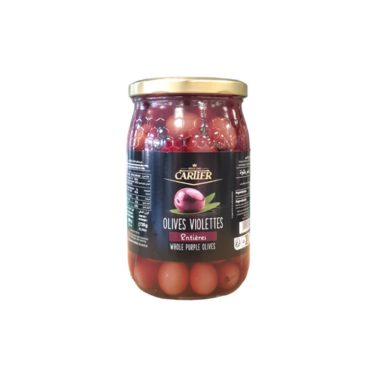 CARTIER - OLIVES VIOLETTES ENTIÈRES - 720g