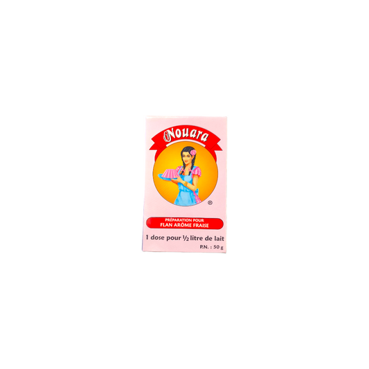 NOUARA - FLAN FRAISE - 50g