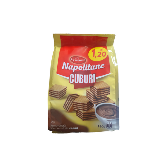 VINCINNI - GAUFRETTES CACAO - 180g