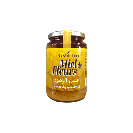 BEEVOLUTION - MIEL DE FLEURS - 1kg