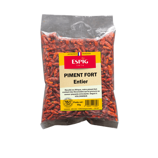 ESPIG - PIMENT FORT ENTIER CAYENNE - 50g