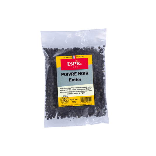 ESPIG - POIVRE NOIR ENTIER - 100g