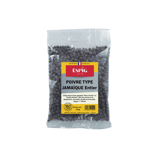 ESPIG - POIVRE JAMAIQUE ENTIER - 100g