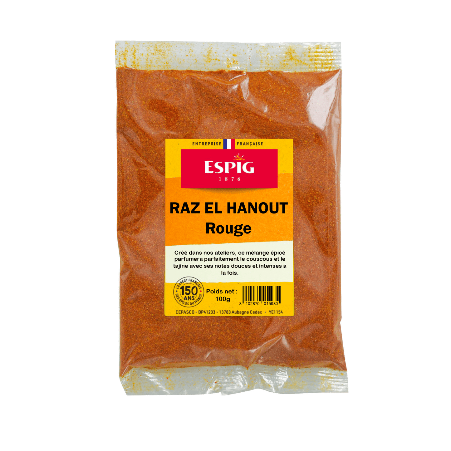 ESPIG - RAS EL HANOUT ROUGE - 100g