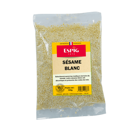 ESPIG - SESAME BLANC DECORTIQUE ENTIER - 100g