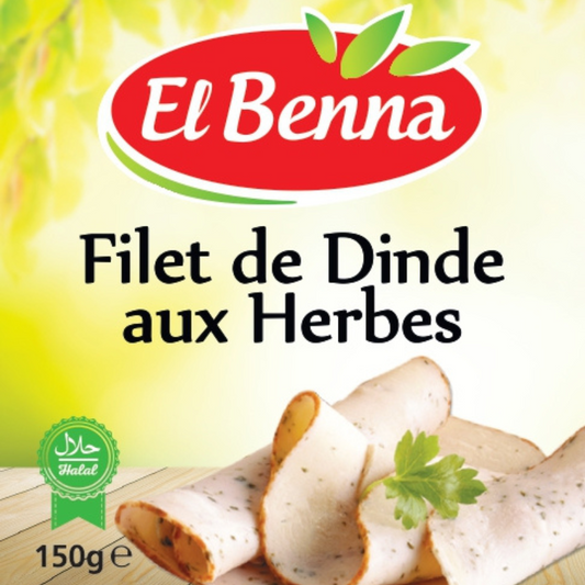 EL BENNA - FILET DINDE HERBES - 150g