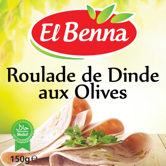 EL BENNA - ROULADE DINDE OLIVES - 150g