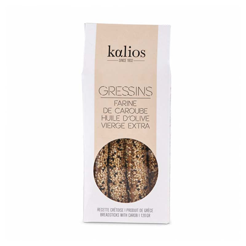 KALIOS - GRESSINS CAROUBE ET SESAME - 120g