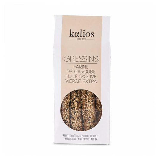 KALIOS - GRESSINS CAROUBE ET SESAME - 120g