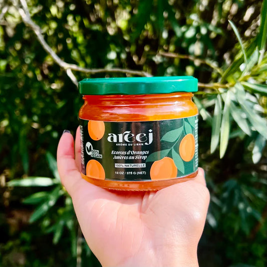 AREEJ - ECORCES ORANGE AMÈRE AU SIROP - 375g