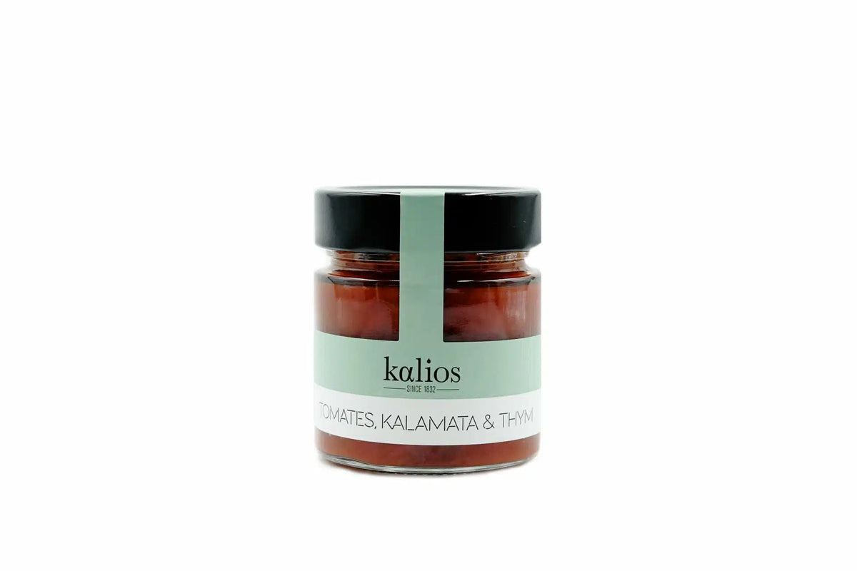 KALIOS - SAUCE TOMATES OLIVES ET THYM - 220g