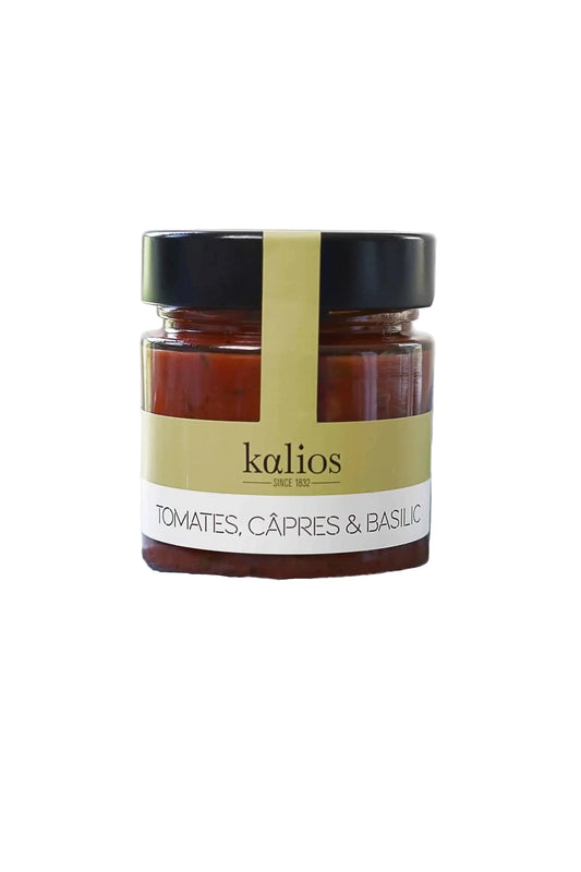 KALIOS - SAUCE TOMATES CAPRES ET BASILIC - 220g