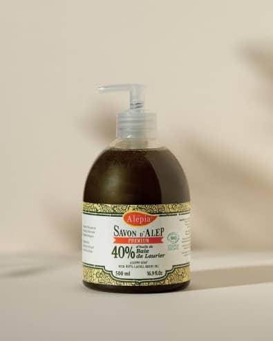 ALEPIA - SAVON D'ALEP LIQUIDE 40% BIO - 500ml