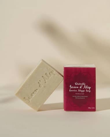ALEPIA - SAVON D'ALEP ROSE ET OUD METAL - 100g