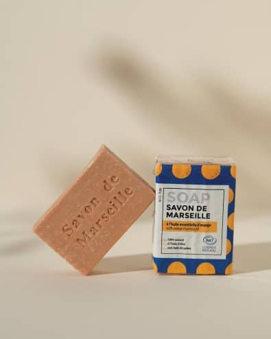 ALEPIA - SAVON DE MARSEILLE ORANGE METAL - 100g